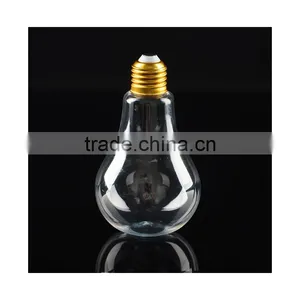 Empty Transparent Plastic Light Bulb PET Plastic Light Bulb Shape Bottle thumbnail-5
