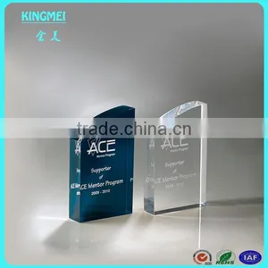 New Heart-shape Acrylic Trophies With Wooden Base,printing Acrylic Trophy Awards thumbnail-3
