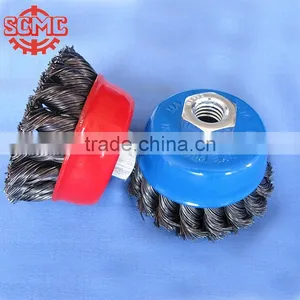 Twisted Steel Wire Industrial Cup Brushes thumbnail-1