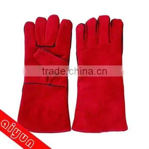 Cow Leather Welding Safety Work Gloves Cowhide Working Glove thumbnail-1