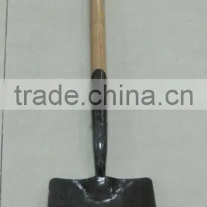 Forged One-piece Steel Shovel With Wood Handle thumbnail-1