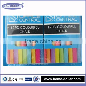 High Quality White and Color Art Drawing Universally Board Small Chalk Set With Eraser thumbnail-2