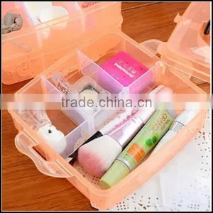 3 Layer 18 Apartment Cheap Plastic Makeup Palstic Storage Box With Lids and Handle/custom Plastic Storage Box/plastic Box thumbnail-3