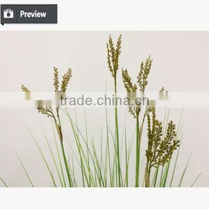 Wholesale Nearly Nature Artificial Grass 130cm Potted Onion Grass With Wheat Spray Bonsai Plants for Indoor Decoration thumbnail-3
