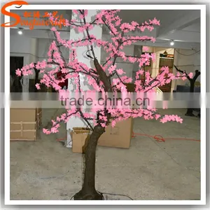 Led Japanese Cherry Blossom Tree Light and Leaves Wholesale Guangzhou Showroom thumbnail-1
