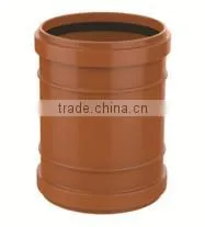 HIGH QUANLITY COUPLING HEAVY OF PVC GB STANDARD EXPANDING FITTINGS FOR DRAINAGE WITH GASKET thumbnail-1