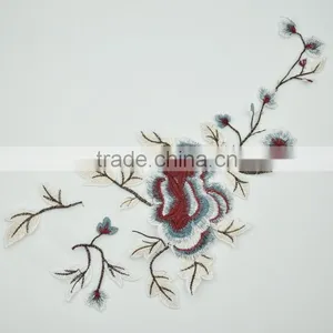 2017 New Arrival Beautiful Embroidery Flower Patch Design From Keering WEF-769 thumbnail-2