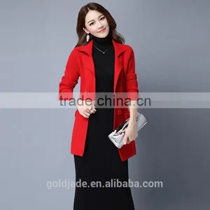 2016 Autumn Spring New Style Leisure British Women's Fashion Cardigan Sweater Jacket thumbnail-3