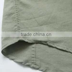 Summer Men Shirt 2015 100% Cotton Half Sleeve Shirt Outdoor Shirt for Men Sports Shirt thumbnail-6