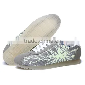 New Style Fashion Men Light Casual Shoes Sneakers Sample for Male, Adults Fluorescence Light Sport Shoes Sneakers for Men Good thumbnail-4