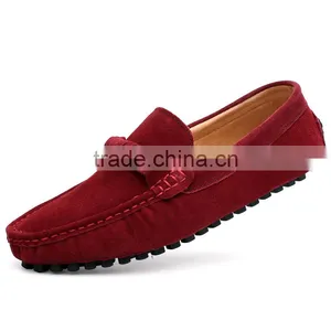 Brand Name Men Peas Shoes Stock Inventory Wholesale, Good Quality Men Stock Casual Shoes With Genuine Leather thumbnail-1