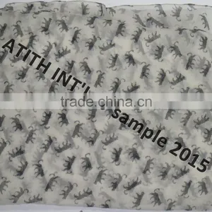 Printed Silk Scarf thumbnail-3