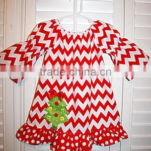 Wholesale Children Cotton Clothing Bright Red Chevron Clothes Tank Top Plus Size Tube Top thumbnail-1