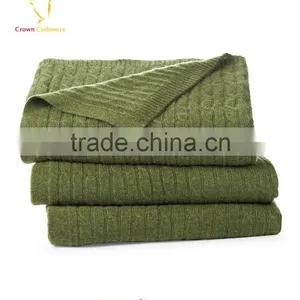 Cable Knit Baby Blanket Wholesale,Merino Wool Baby Blanket Cable Design thumbnail-1