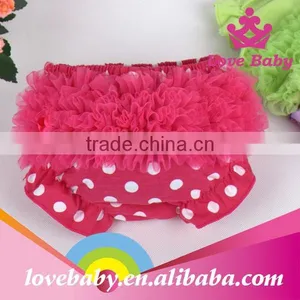 Adorable Baby Diaper Cotton Baby Bloomers Wholesale Baby Underwear With Ruffle thumbnail-6