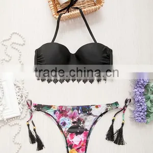 2016 SEXY HOT LADY BRAZILIAN BEAUTY CUSTOM MACRAME WHOLESALE FULLSIZE BIKINI thumbnail-2