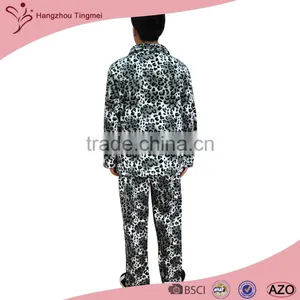 Hot Selling Man Leopard Printed Pajamas Suit Made in China thumbnail-3