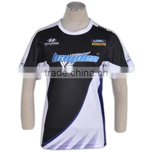 BSCI/ISO9001 Factory Dry Fit Breathable Fabric Italy Sublimation Ink Hotsale Cheap Sublimation t Shirt Design thumbnail-2