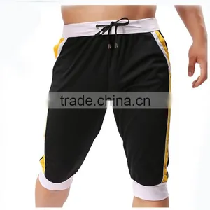 Factory Wholesale Custom Yoga Polyester Mens Jogging Summer Shorts thumbnail-3