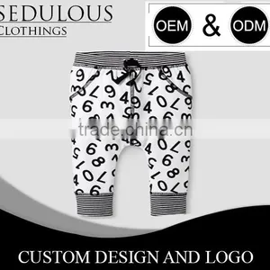 Numbers Printed Baby Leggings or Harem Pants thumbnail-1