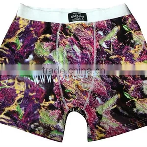 Sexy One Piece Quick Dry Boxer Shorts Digital Print Underwear for Men thumbnail-1