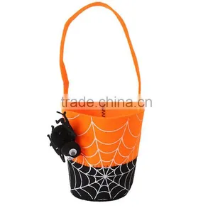 Wholesale Kids Halloween Canvas Candy Bucket thumbnail-1