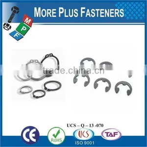 Made in Taiwan Stainless Steel 5/16" Internal Retaining Ring External Copper thumbnail-3