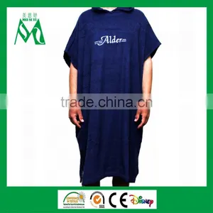 China Suppliers Soft Comfortable Velour Towel Poncho Wholesale thumbnail-1