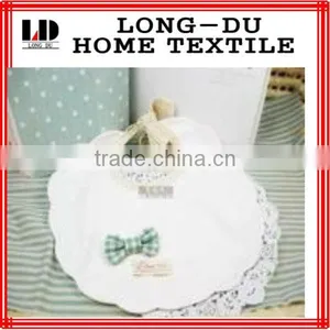 Cotton Lace Baby Bib thumbnail-1