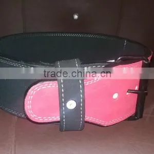 Leather Power Weight Lifting Belt 13 mm Lever Buckle and Pin Buckle thumbnail-5