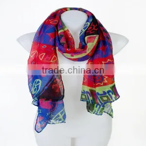 2014 New Fashion 100%polyseter Soft Scarf TS-8832 thumbnail-1
