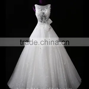 Harness Sexy Mermaid Lace Mermaid Color Wedding Dress Bridal for Bride V-neck Bridal Dress Custom Made Wedding Dress 2017 F10901 thumbnail-2