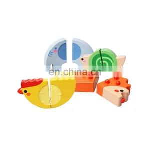Early Education Montessori Toys Adjustable Magnetic Toys Toddlers Use Solid Wooden Toys With High Quality thumbnail-4