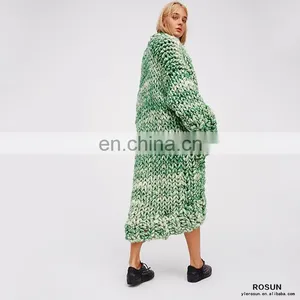 100% Merino Handmade Oversized Sweater Coat thumbnail-3