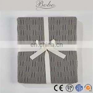 High Quality Custom Knitted Bed Sheet Set Blanket thumbnail-2