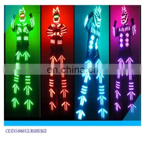 Led Stage Dance Costume/ Led Costume for Sale/ Led Robot Costume thumbnail-1