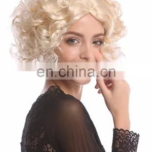 Carnival Hollywood Diva Blond Short Wigs P-W230 thumbnail-4