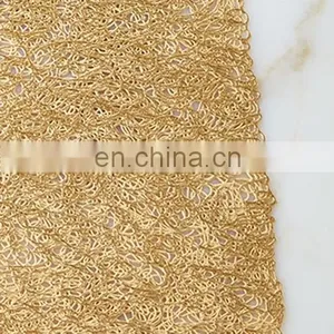Gold Pvc Scribble Placemat thumbnail-3