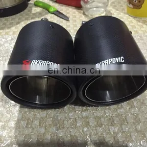 Akrapovic Newest Carbon Fiber Muffler Pipe Exhaust Muffler Tip thumbnail-5
