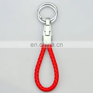 Hot Sale pu Woven Wristband Key Chain/keychain thumbnail-1