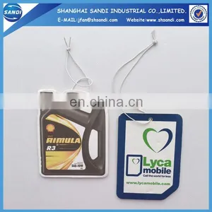 Cheap Promotional Custom Paper Car Air Freshener thumbnail-2