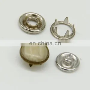 Fashion Brass Cap Prong Ring Snap Button, Stainless Steel Snappet-prong Button Five Prong Snap Button thumbnail-5