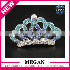 High Quality New Design Hair Barrette Princess Crown For Girl thumbnail-1