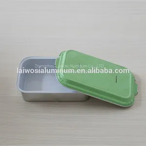 Takeaway Rectangular Disposable Aluminum Foil Airline Food Container/tray thumbnail-3