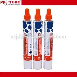 Aluminum Collapsible Glue Packaging Tube thumbnail-1