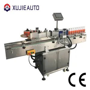 Automatic Plastic Vial Bottle Sticker Round Labeling Machine thumbnail-1