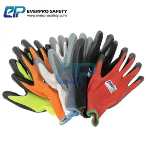 Oil Resistant 13G Polyester Liner Nitrile Dipped Work Gloves With EN388 4121X thumbnail-4