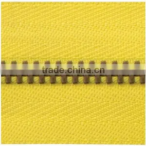 High Quality #5 Metal Fashion Long Chain Zipper With Anti-Brass Teeth thumbnail-1