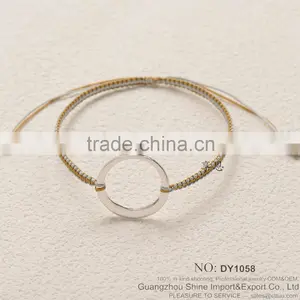 2015 New Fashion Bangle Cotton Paraffined Rope Woven Bracelet thumbnail-6