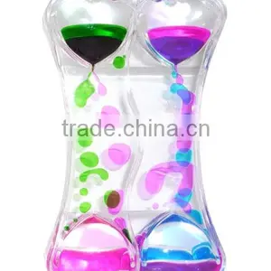 Small Hourglass Sand Timer, Acrylic Liquid Gel Timer Hourglass thumbnail-3